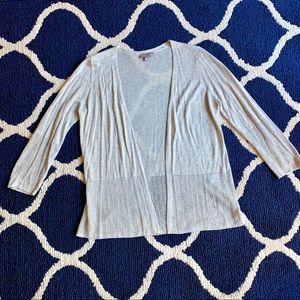 Gray cardigan